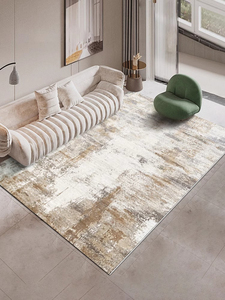 Alfombra de cabecera de poliéster con patrón geométrico moderno, alfombra lavable suave Simple, alfombra de lujo para el hogar, alfombra para sala de estar - Product Image 5