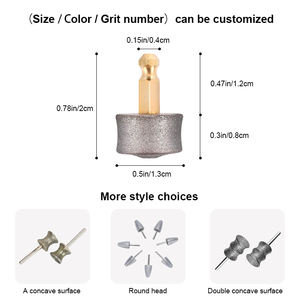 Amoladora de uñas para el cuidado de las uñas, accesorio para uñas de 1/8 pulgadas, con tambor de lijado <span class=keywords><strong>Dremel</strong></span>, broca rotativa - Product Image 3