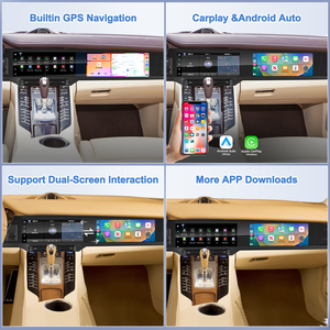 Autoradio Android à double écran 12,3 pouces pour Porsche Panamera 970 2010 2016, copilote automatique, divertissement multimédia, Carplay, navigation - Product Image 3