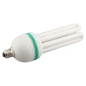 wholesale half spiral e27 2u 18w cfl bulb energy saving light with skd parts raw material