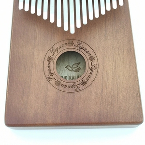17 Keys Mahogany KalimbaThumb Piano Peace Dove Engraved Wood Finger Piano C Major Beginner Portable <b>Musical</b> Instrument Gift - Product Image 4