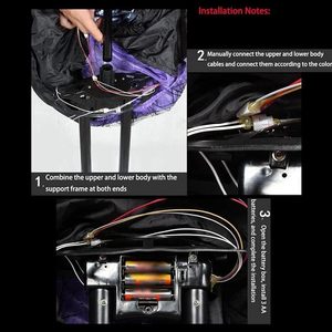 ผีแม่มดแม่บ้านบ้านผีสิง DAMAI สำหรับฮาโลวีน บาร์บ้านผีสิง ขอเงิน ควบคุมด้วยเสียง ดวงตาเรืองแสง ผีน่ากลัว - Product Image 4