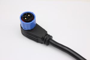 Connecteur <span class=keywords><strong>de</strong></span> charge <span class=keywords><strong>de</strong></span> <span class=keywords><strong>batterie</strong></span> au lithium 30A/60A pour moto électrique et vélo électrique Jbocnt New Energy, M25 IP67 étanche, carré, nylon 8P - Product Image 3