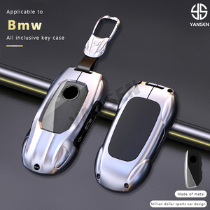 Pour BMW G70 G09 XM U06 G81 M3 2023 I7 X7 G07 LCI <span class=keywords><strong>IX</strong></span> I20 X1 U11 Série 7 Coque de protection de clé de voiture en alliage de zinc pour télécommande - Product Image 3