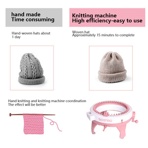 Máquina de Tejer de 48 Agujas, Kit de Tejer para Niños, Telar Inteligente, Juguete Educativo para Hacer Bufandas, Gorros y Calcetines - Product Image 3