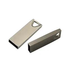 Oem And Odm Metal Usb Stick Mini 512Mb 1Gb 2Gb 4Gb 8Gb 16Gb 32Gb 64Gb 128Gb Usb 2.0 Usb Flash Drive With Metal Ring Hole