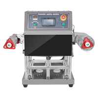 Machine d'emballage sous atmosphère modifiée LK-280-TQ - Scelleuse thermique pour la conservation des aliments en barquette