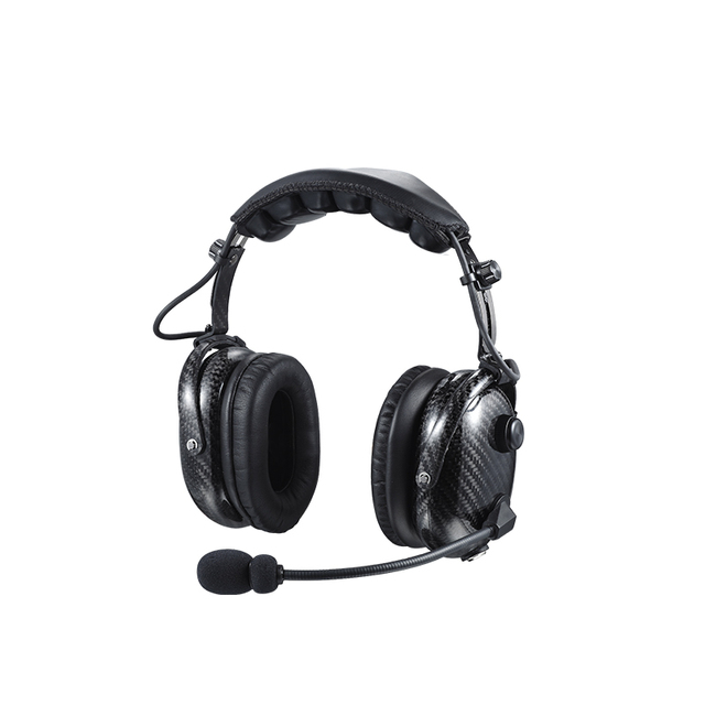 RayTalk Aviation Headset Noise Cancelling Wire Control Earmuffs Flexible Boom Mic 2 Pin 2-Way Radio Compatible Headphone Walkie