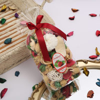 Vente en gros de petits sachets d'aromathérapie pot-pourri de fleurs séchées pour voiture chambre salle de bain-désodorisant à motif végétal pour étal de rue