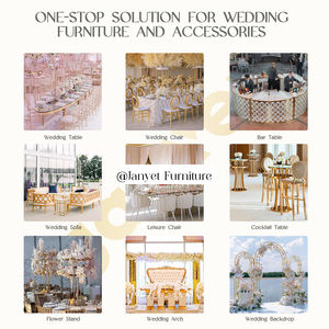 Chaise de salle à manger en résine à texture bois rustique, détachable, pour événements de mariage - Product Image 6