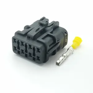 Carcasa de conector de coche, 8 pines, 2,54mm, 6,3mm