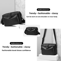 Sac à bandoulière pour homme, nouvelle arrivée, en cuir véritable, grande capacité, multifonctionnel, en cuir de vache tanné végétal