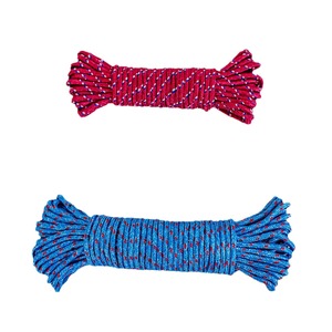 Corde à linge multifonctionnelle épaissie 10M en polyester pour séchage extérieur, couleurs mélangées, couleur aléatoire - Product Image 4