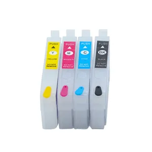 <span class=keywords><strong>Cartouche</strong></span> d'<span class=keywords><strong>encre</strong></span> vide rechargeable sans puce pour <span class=keywords><strong>Epson</strong></span> WF 2010 2510 2520 2530 2540 2630 2650 2660 <span class=keywords><strong>2750</strong></span> 2760 XP 220 320 324 420 - Product Image 1
