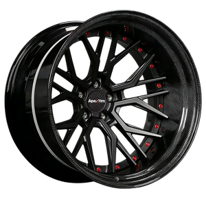 ล้อรถยนต์นั่งส่วนบุคคลแบบฟอร์จ T6061 ขนาด 17-22 นิ้ว สีบรอนซ์ คาร์บอนไฟเบอร์ อลูมิเนียม  แบบกำหนดเอง 5*112 5*114.3 5*120 - Product Image 1