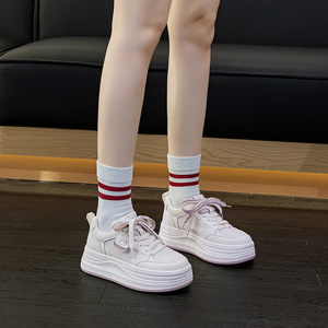 Zapatillas Blancas de Verano 2026, Nuevo Estilo, Transpirables, Talla Grande, Ligeras, Suela Gruesa, Casuales - Product Image 4