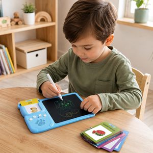 Hot-seller 8.5inch Plastic Children's Educational Drawing Pad & Electronic <b>Talking</b> Flash Cards Learning <b>Toys</b> for Ages 5-13+ - Product Image 5