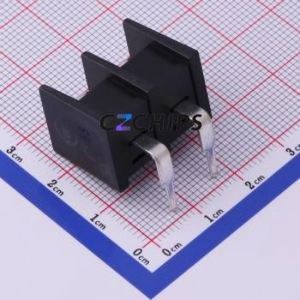 KF55R-10.0-2P Barrier Terminal Block Bent Lead Through Hole,P=10mm Connector Two Sides 10mm 1x2P Right Angle Pin - Product Image 2