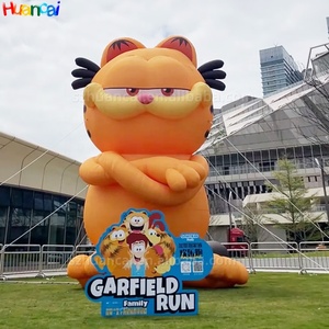 Gigantische Opblaasbare Dieren Garfield Custom Opblaasbare Mascotte Hoge Kwaliteit Bedrukte Opblaasbare Cartoon Voor Winkelcentrum Promotie - Product Image 2