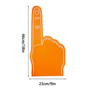 Dedo <span class=keywords><strong>de</strong></span> espuma gigante Mano <span class=keywords><strong>de</strong></span> espuma grande universal <span class=keywords><strong>para</strong></span> deportes Animadoras Inspirador Colorido Cómodo Cheer Props Atmósfera Evento - Product Image 4