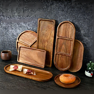 Plato Redondo de Madera de Acacia Hecho a Mano, Pulido, Personalizable, Ecológico, Multifuncional y Compartimentado para Aperitivos - Product Image 6