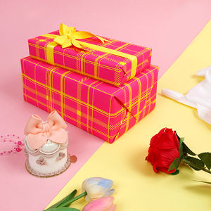 Usine en gros 80g Noël personnalisé luxe papier d'emballage cadeau 43*300cm papier d'emballage pour emballage - Product Image 3