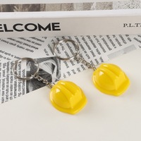 Porte-clés Casque de Sécurité IStapromo – Nouveauté Créative 3D, Pendentif Sac, Accessoire Charmant, Porte-clés Casque de Sécurité