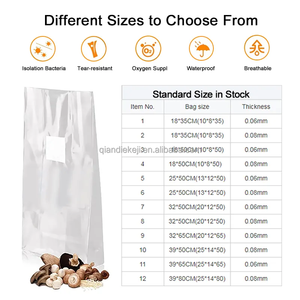 Pilzzuchtbeutel, Anzuchtbeutel für Pflanzen, Hochwertiger Filter für Autoklav, Pilzsporen-Beutel - Product Image 2