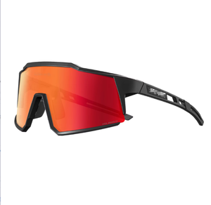 משקפי שמש ספורט אופני הרים עם עדשות מקוטבות 3 uv400 משקפי מגן אדום משקוף גוונים רכיבה על אופניים - Product Image 2