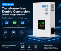 Stabilisateurs de tension AC automatiques à onduleur haute efficacité 90-310V 220V/230V, sortie onde sinusoïdale pure monophasée pour chaudière à gaz