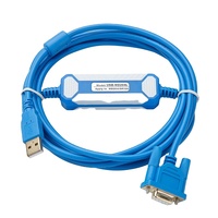 AMSAMOTION USB-MD204L Cable de Datos de PVC de 2.5-3 Metros con Conductor de Cobre para Uso Industrial, Pantalla Táctil HMI, Temperatura de Funcionamiento