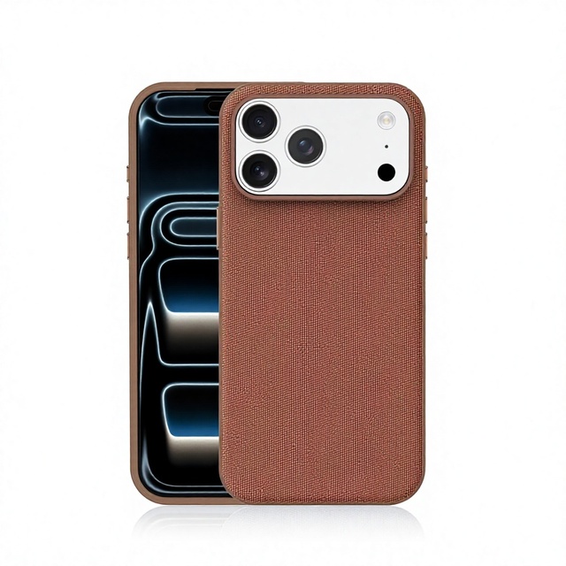 High Quality Technology Woven Mobile Phone Cases for iPhone 17 14 15 16 Pro Max With AI Button Magnetic Wireless Charging Cover