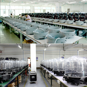 Bằng sáng chế sản phẩm không thấm nước IP54 di chuyển đầu che mưa mái vòm nhựa cho 1200W 1500W chùm đèn và đèn kích thước tương tự khác - Product Image 1