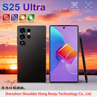Smartphone 5G 22G+2TB 7,8 pouces Android 16 2026 Dernier S25 Ultra avec mémoire flash intégrée, stylet intégré, batterie 8000mAh en stock MTK