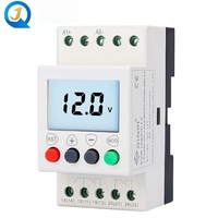 Relay Deteksi Tegangan Miniatur SVR1000/D12 Perlindungan Tegangan Lebih/Kurang Fase Tunggal Pemantauan AC/DC Daya Tinggi