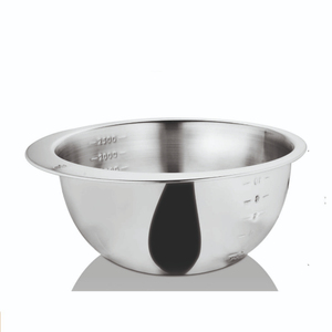 Bol doseur léger en acier inoxydable de qualité supérieure, 26 cm, antiadhésif, compatible lave-vaisselle, pour la préparation et le mélange en cuisine professionnelle - Product Image 1