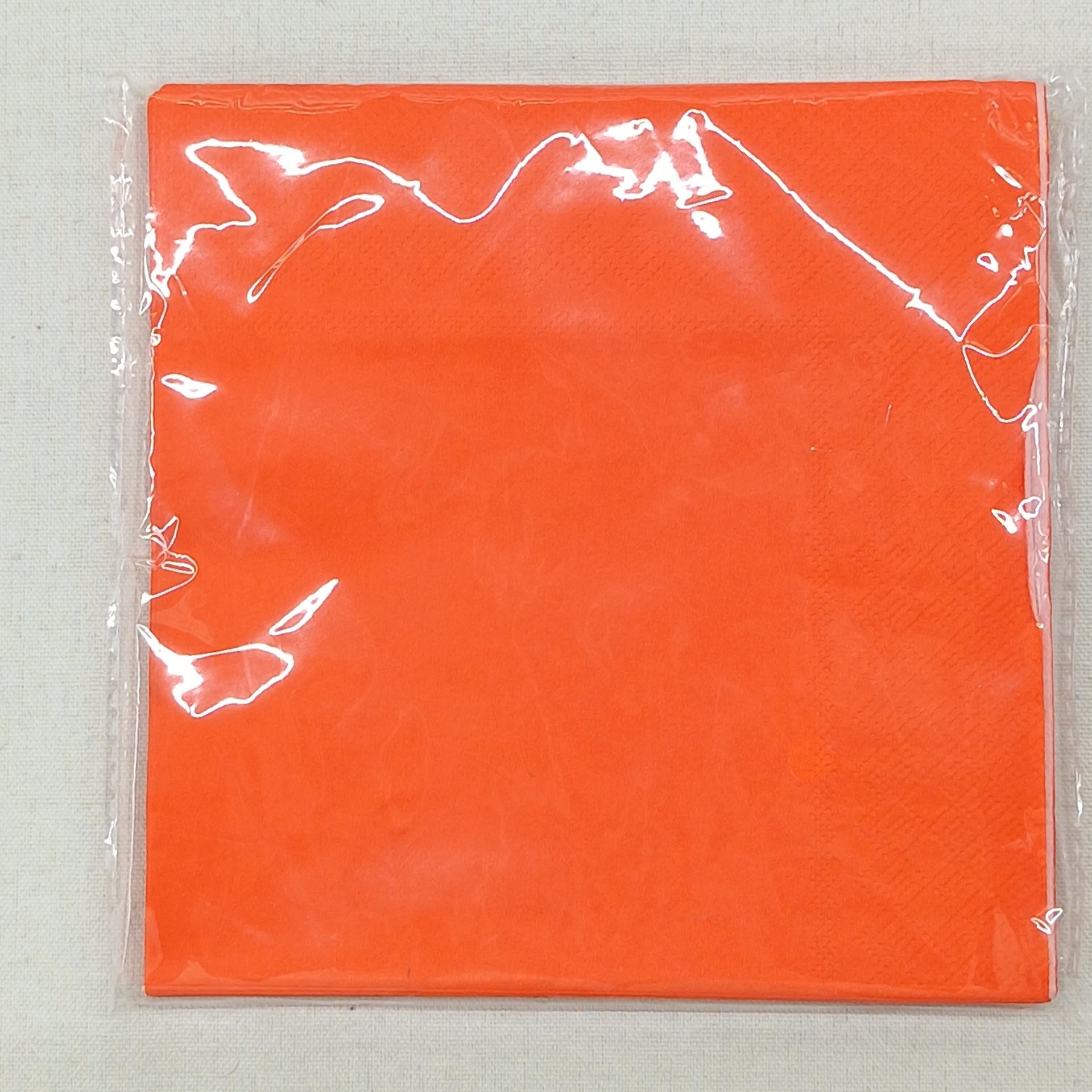 Servilleta naranja de 33 cm * 20 piezas