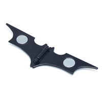 Kreatif Saku Stainless Steel Kelelawar Ramping Folder Kartu ID Uang Tunai Klip Pemegang Dompet Magnetik Pria Mewah Klip Uang Magnetik
