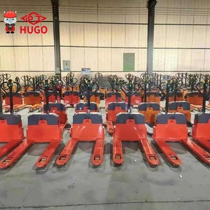 סין סוללה מופעל על משטחים ג'ק אדום חיצוני גלגל גדול משאית הרמת משטחים חשמלית - Product Image 4