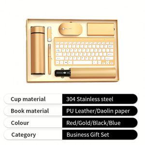 Ensemble cadeau de bureau personnalisé, clavier sans fil, souris, ensemble cadeau promotionnel pour entreprise - Product Image 2