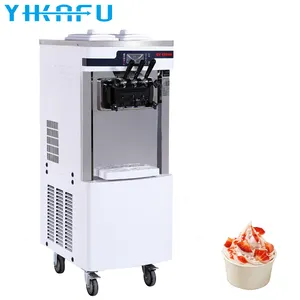 China Ice Cream Machine Manufacture Serviceable 3 Flavor Soft Ice Cream Machine