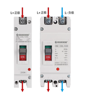 Vente en gros depuis l'usine chinoise Disjoncteur étanche 48v Dc 200a avec capacité de coupure 150amp & 400amp Mccb 25ka