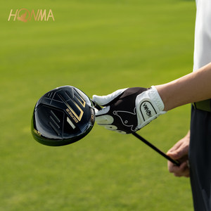 [Exclusif E-commerce] HONMA Nouveau BERE 09 Noir et Or Ensemble de clubs de golf pour hommes Sac à roulettes Fabriqué en Chine Cuir synthétique en microfibre - Product Image 5