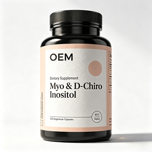 Cápsulas de Mio-D-Chiro Inositol OEM ODM, 120 Cápsulas Vegetales, GMP Halal, para Suplemento Dietético de Marca Privada - Product Image 1