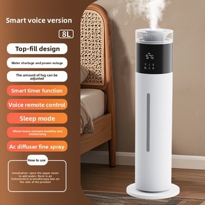 Ground Intelligent Plastic Ultrasonic <b>Humidifier</b> 8L Household Silent Low Power 25W <b>Large</b> Capacity <b>Large</b> Spray Office Water - Product Image 4