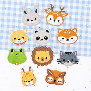 Factory No Minimum Cute Embroidery Various Animal Patch Giraffe Skia Deer Frog Applique for Kids - Product Image 3