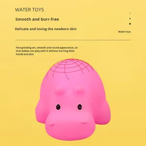 Juguete de baño de animales colorido juguete de animales de goma flotante bebé chico niño preescolar bañera baño ducha juego <span class=keywords><strong>nadar</strong></span> fiesta juguete - Product Image 3