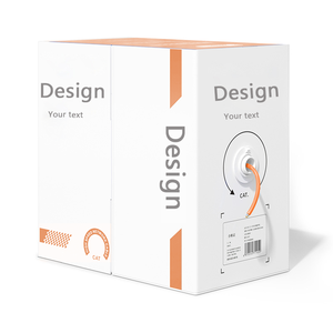 S/FTP kép Mèo 7 xoắn cặp cài đặt mạng Cáp 10gbps mạng 100m 305m Trần dây dẫn đồng - Product Image 6