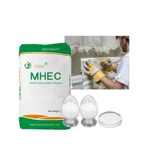 Aplicación de adhesivo para azulejos MC modificado MHEC con buena plasticidad, paleta no pegajosa en comparación con celulosa Tylose y Lotte