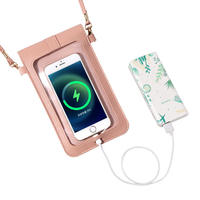 Pochette universelle en cuir PU pour téléphone portable, sacs à bandoulière pour femmes, sac à main pour téléphone portable avec écran tactile